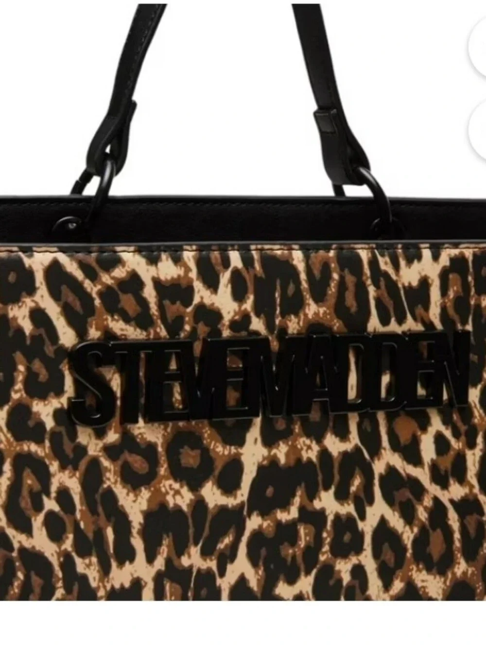 🆕️👜Steve Madden XL Bevelyn Leopard Satchel